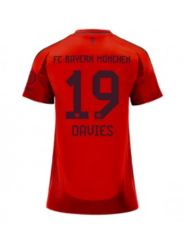 Bayern Munich Alphonso Davies #19 Heimtrikot für Frauen 2024-25 Kurzarm